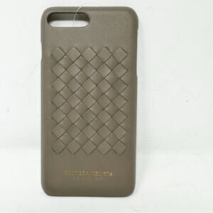 BOTTEGA VENETA Intrecciato Nappa Leather iPhone 7 Case in Limestone